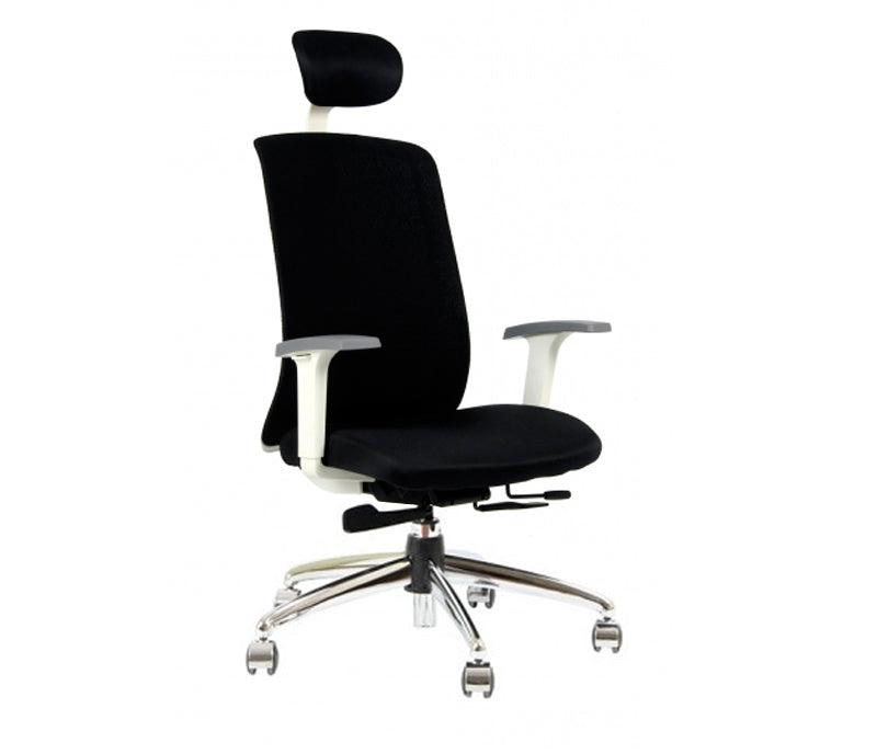 Silla Güd Color Executive c/cabezal. Base Cromada